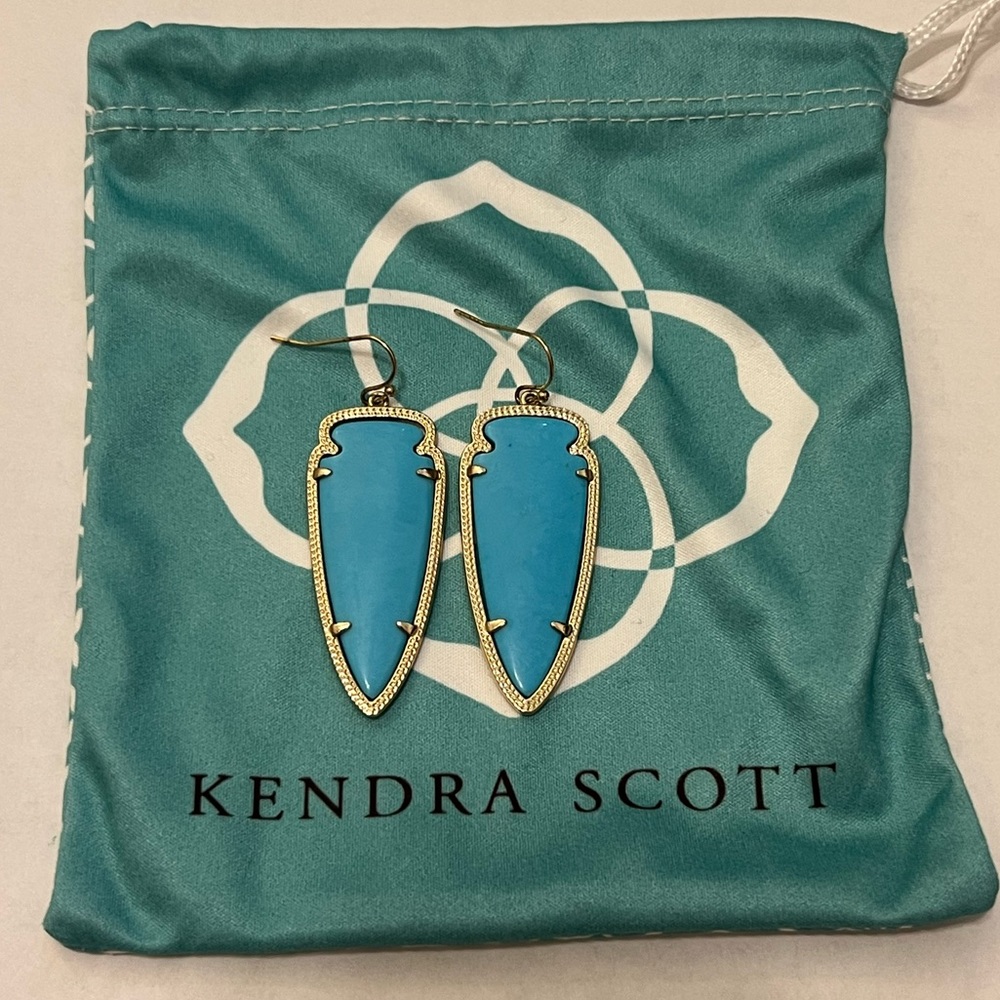 Kendra Scott Sky Earrings in Turquoise